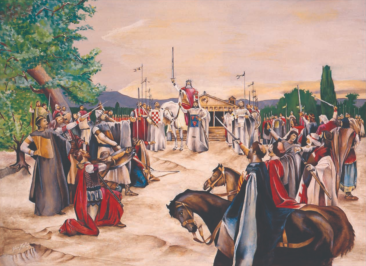 İlk Hırvat Kralı Tomislav'ın Hırvatistanı Birleştirmesi